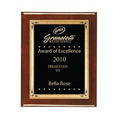 Rosewood Piano Finish Plaque w/Square Corners - Large